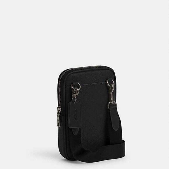 NWT Coach CS044 Aden Crossbody in Refine Pebble Leather Black - Picture 4 of 4